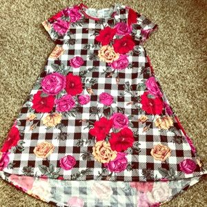 LuLaRoe Buffalo Check Carly Dress
